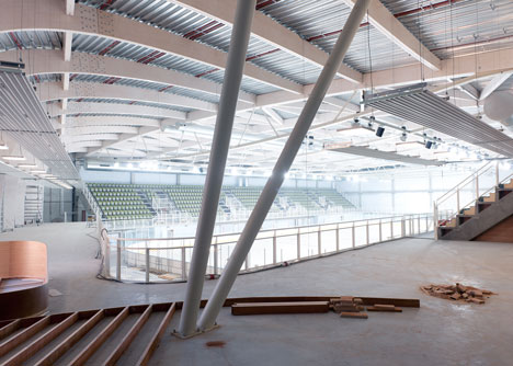 Ice rink of Liège by L'Escaut